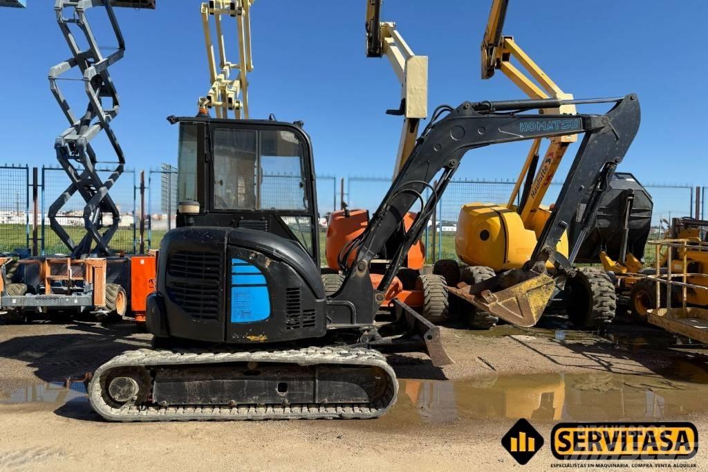 Komatsu PC 55 MR-2 Mini ekskavatörler, 7 tona dek