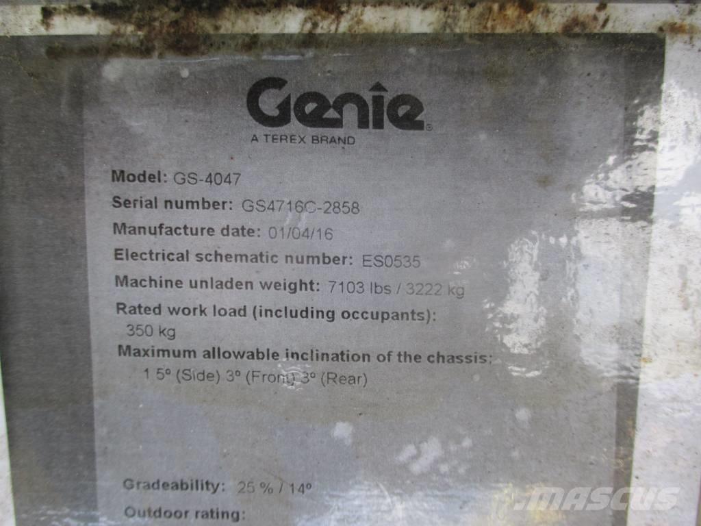 Genie GS 4047 Makasli platformlar
