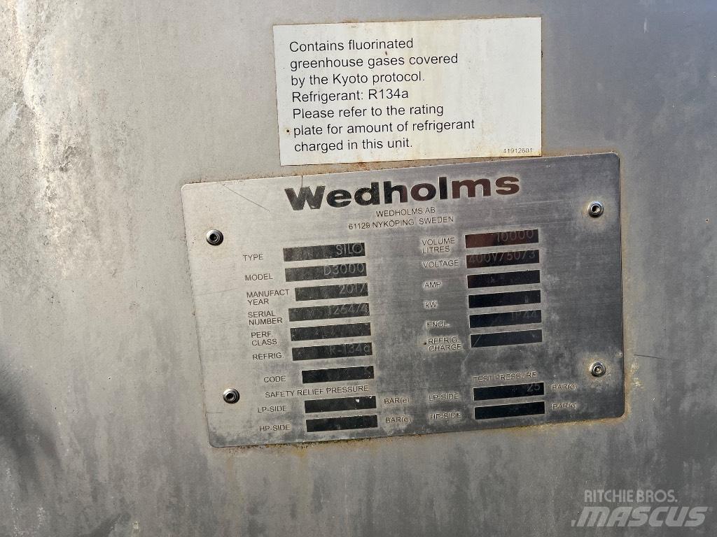 Wedholms D3000 Süt depolama ekipmanları