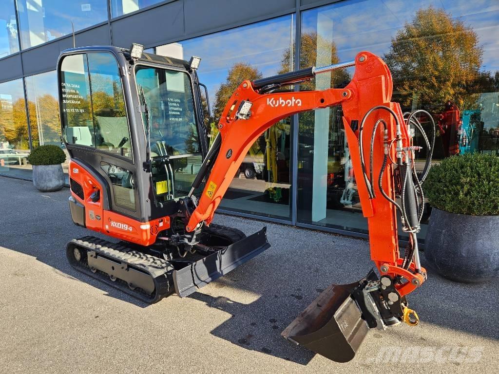 Kubota KX 019-4 Mini ekskavatörler, 7 tona dek