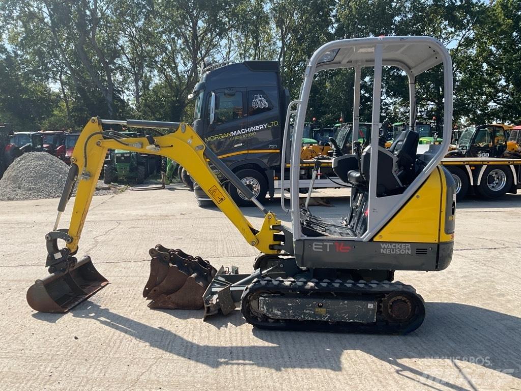Wacker Neuson ET 16 Mini ekskavatörler, 7 tona dek