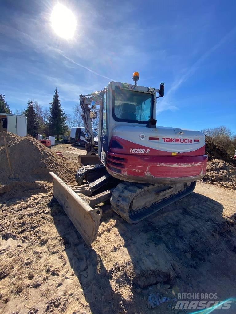 Takeuchi TB290-2 Mini ekskavatörler, 7 tona dek