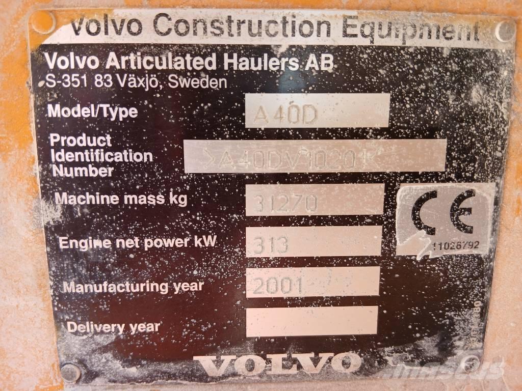Volvo A 40 D Belden kirma kaya kamyonu