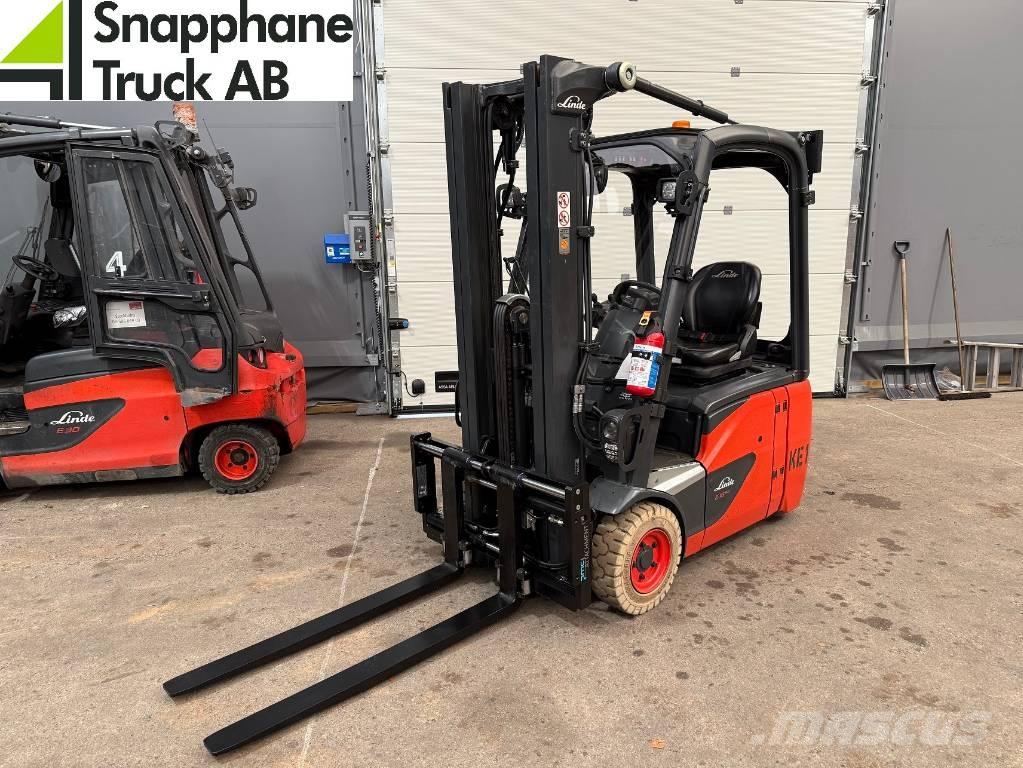 Linde E 16 C-02 Elektrikli forkliftler