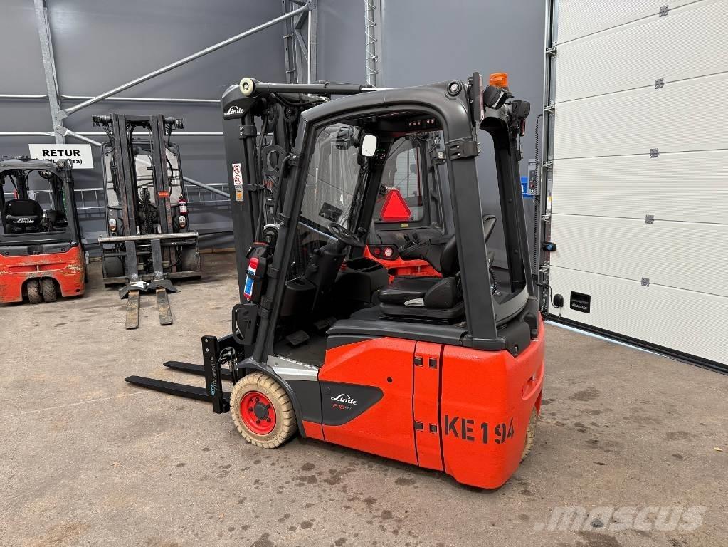 Linde E 16 C-02 Elektrikli forkliftler