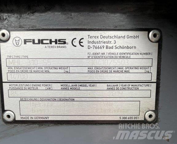 Fuchs MHL310F Atık taşıma araçları