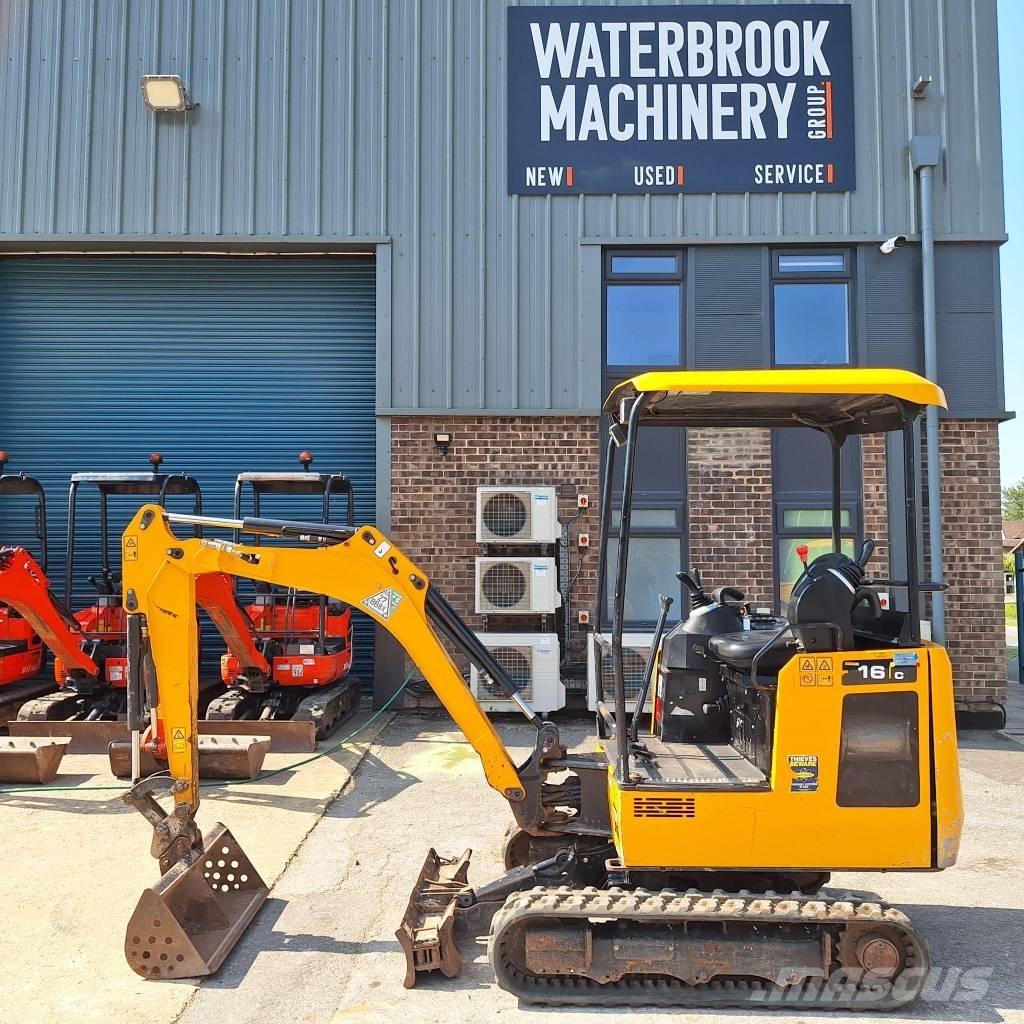 JCB 16 C-1 Mini ekskavatörler, 7 tona dek