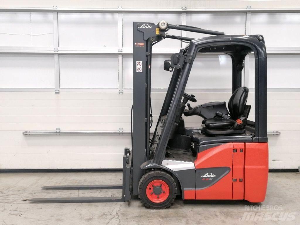 Linde E12-02 Elektrikli forkliftler