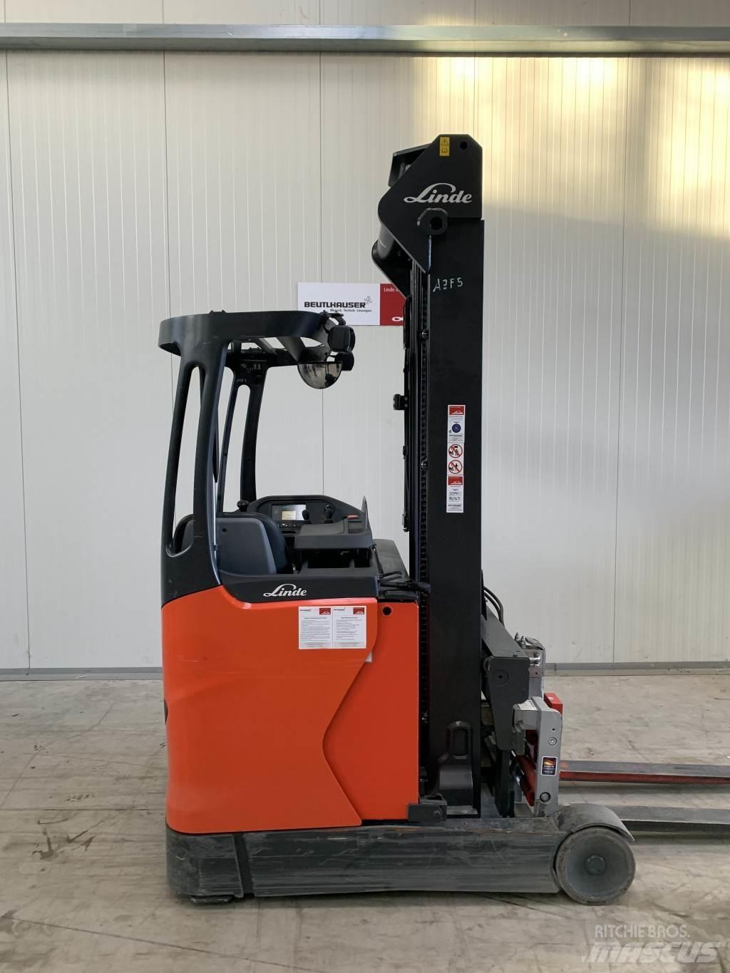 Linde R14 Reach truck - depo içi istif araçları
