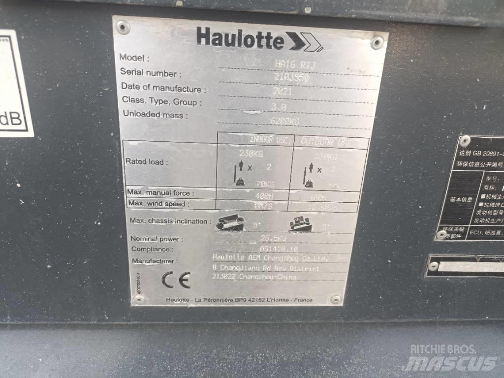Haulotte HA16RTJ Körüklü personel platformları