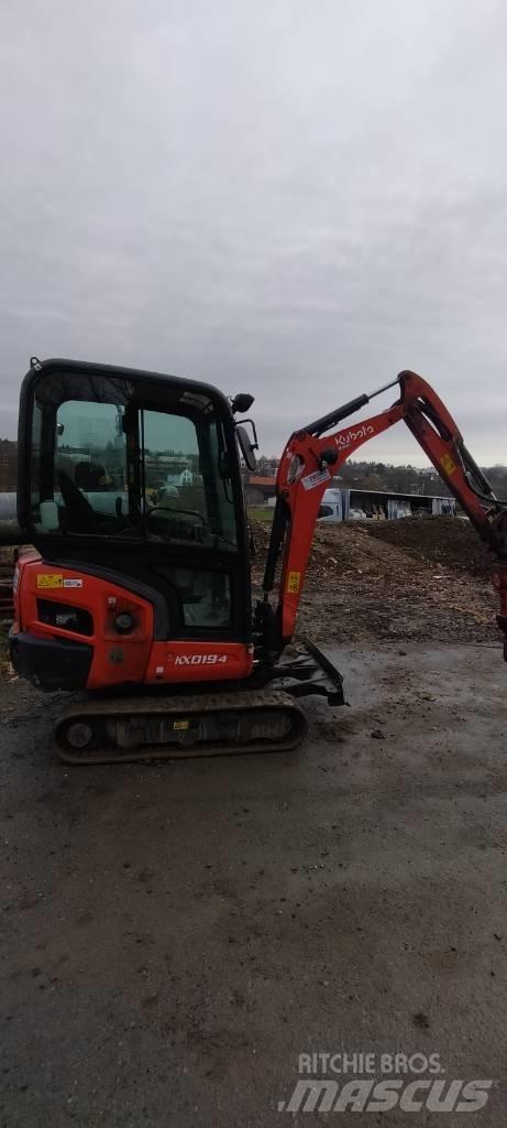 Kubota KX 019-4 Mini ekskavatörler, 7 tona dek
