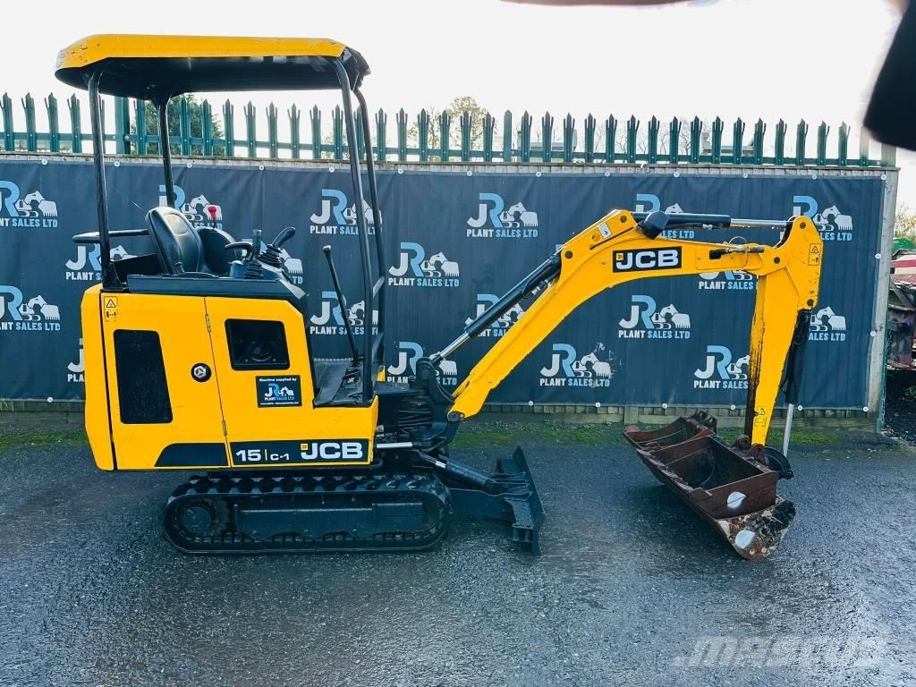 JCB 15 C-1 Mini ekskavatörler, 7 tona dek