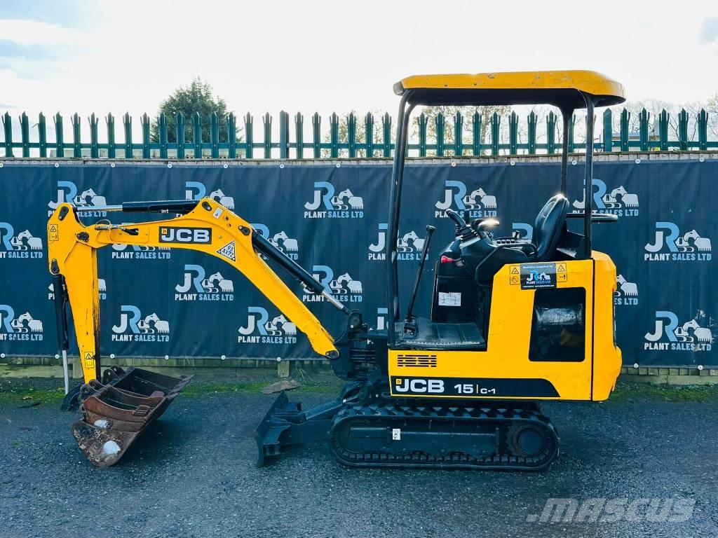 JCB 15 C-1 Mini ekskavatörler, 7 tona dek