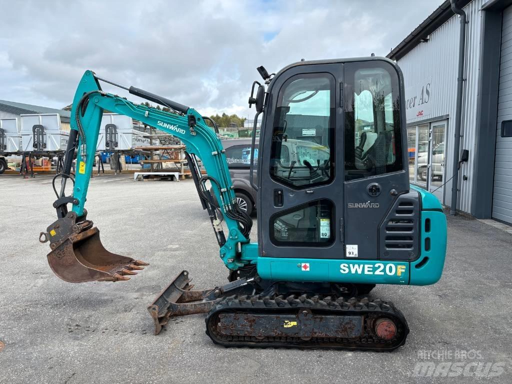 Sunward SWE 20 F Mini ekskavatörler, 7 tona dek