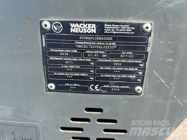 Wacker Neuson EZ 38 Paletli ekskavatörler