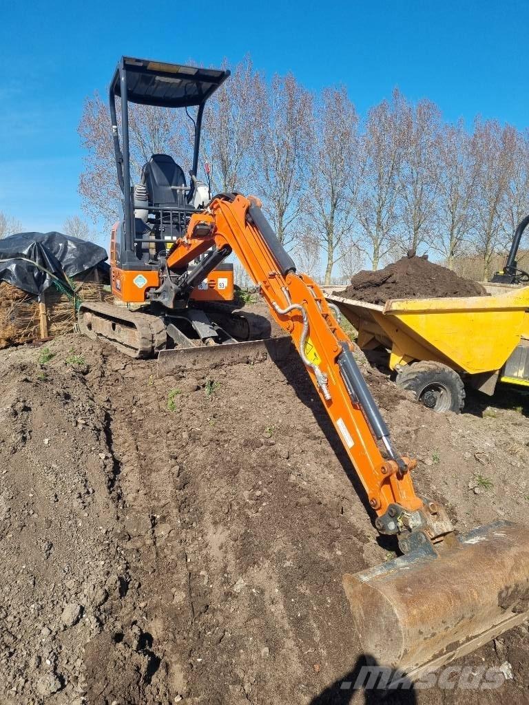 Hitachi ZX 19 U Mini ekskavatörler, 7 tona dek