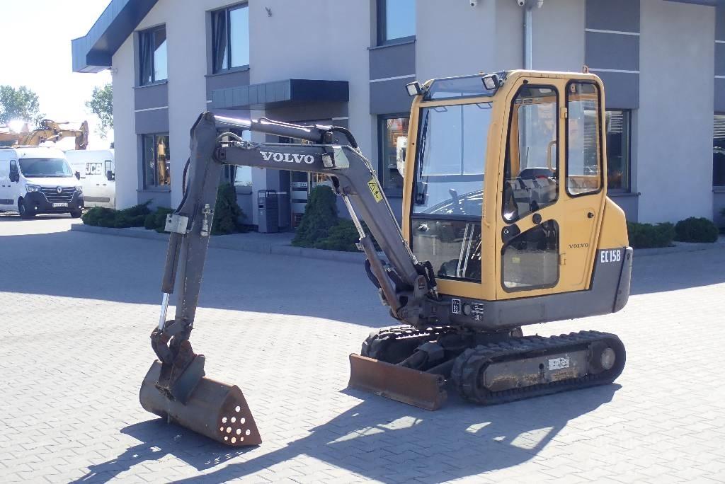 Volvo EC 15 B Mini ekskavatörler, 7 tona dek