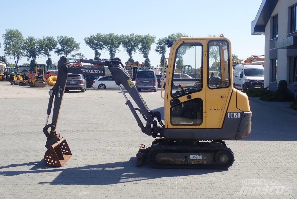 Volvo EC 15 B Mini ekskavatörler, 7 tona dek