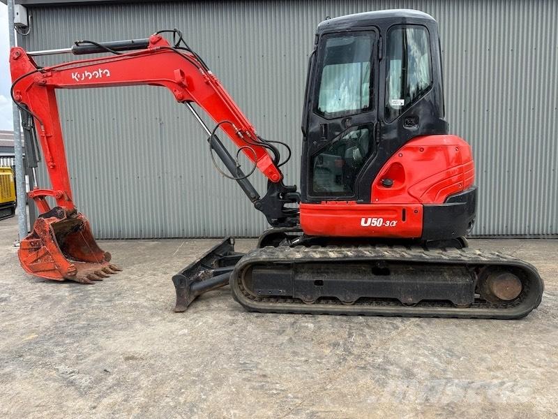 Kubota U50-3 Mini ekskavatörler, 7 tona dek