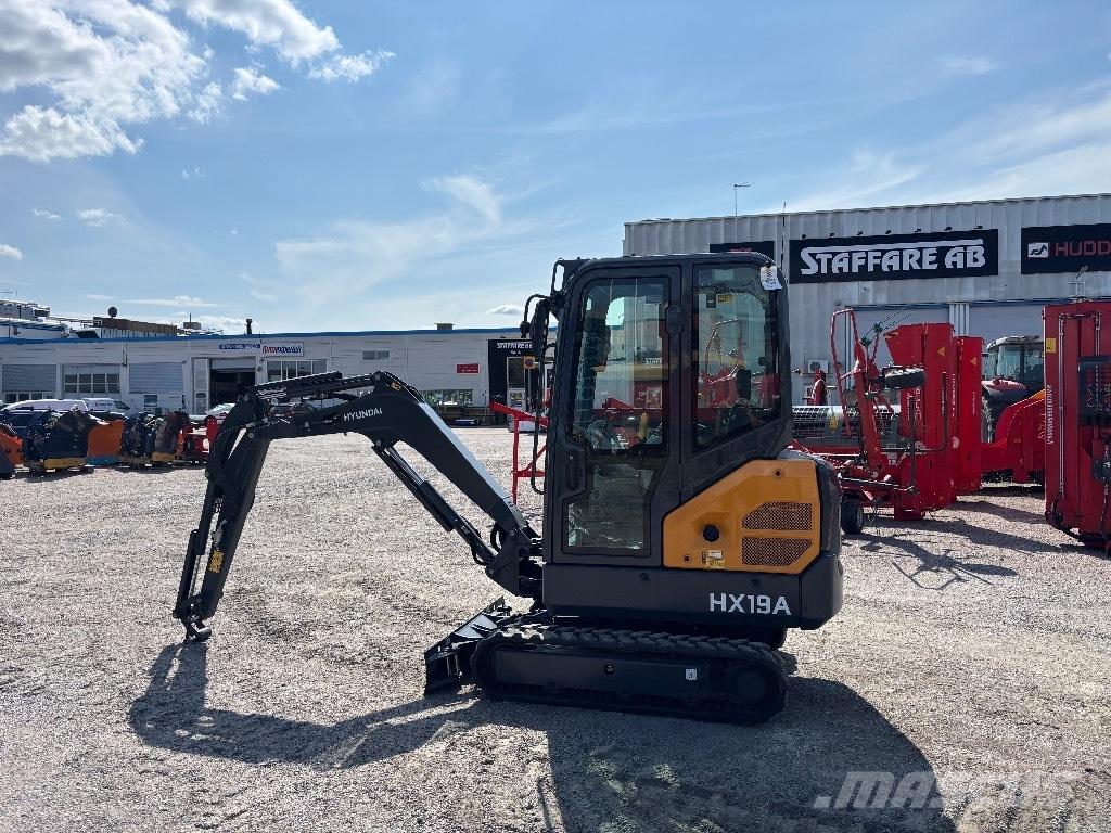 Hyundai HX19A Mini ekskavatörler, 7 tona dek