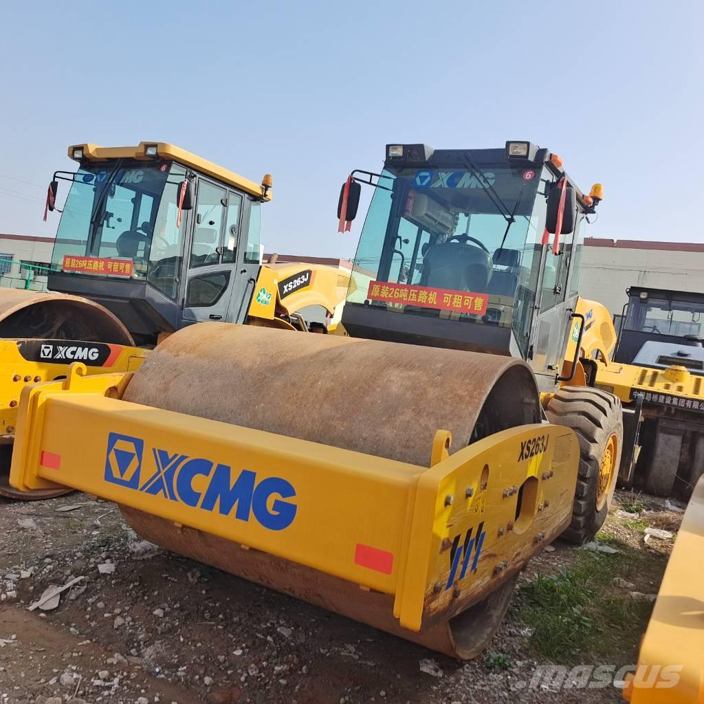 XCMG XS 263 J Tek tamburlu silindirler