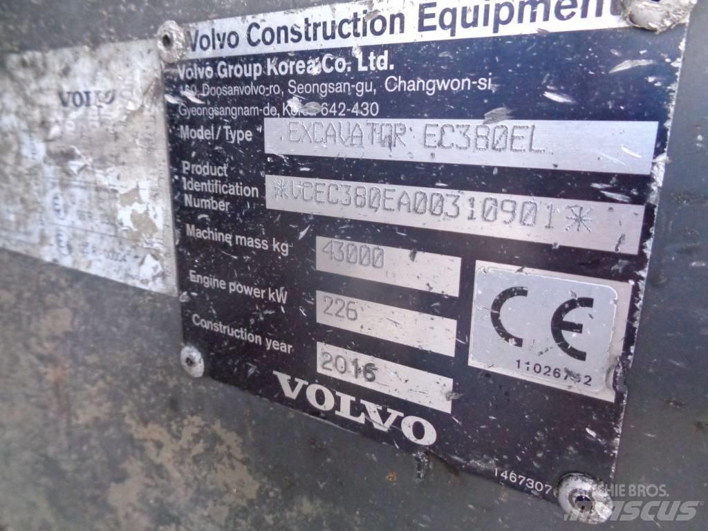 Volvo EC 380 EL Paletli ekskavatörler