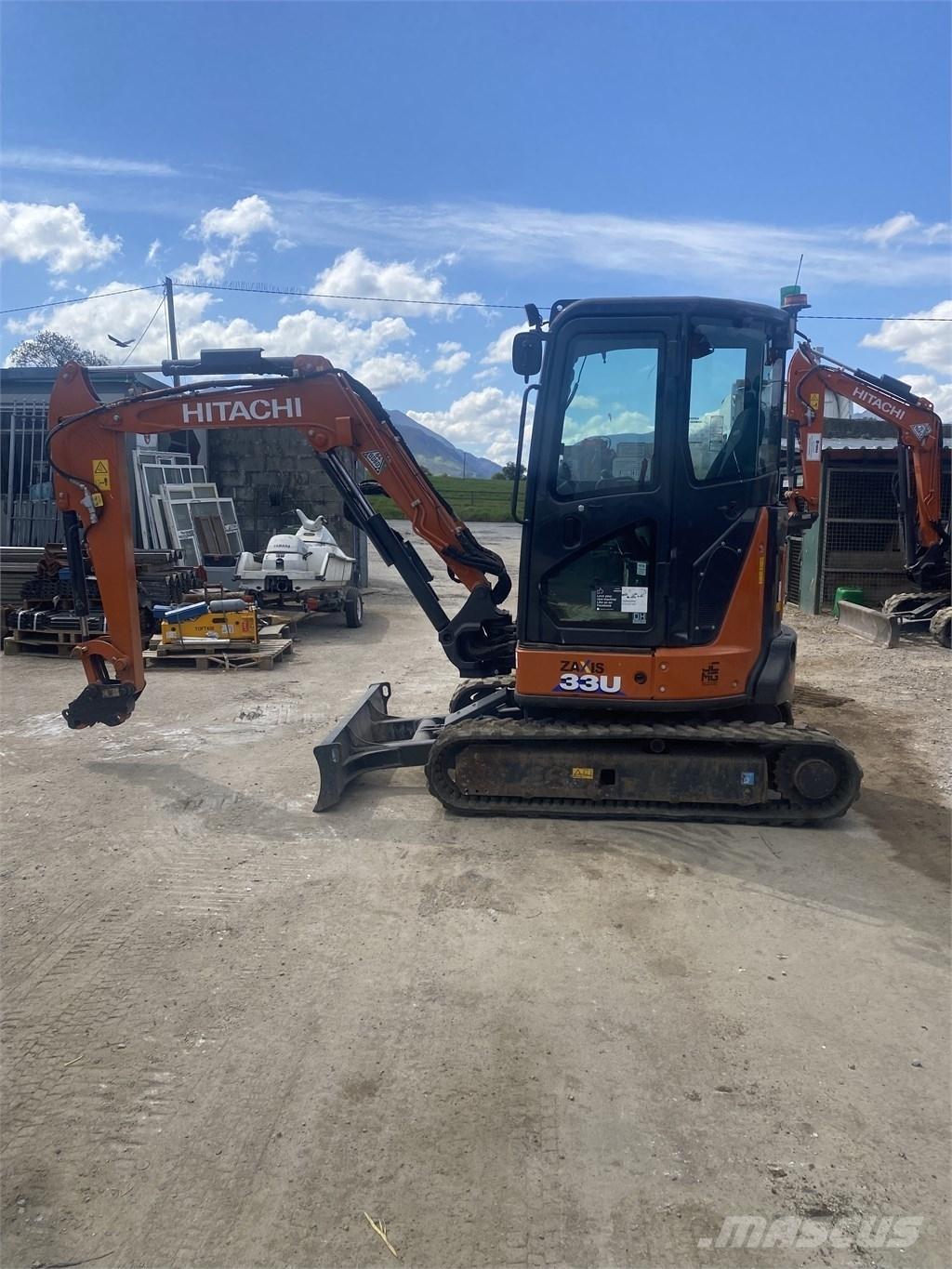 Hitachi Zaxis33U-6 Mini ekskavatörler, 7 tona dek