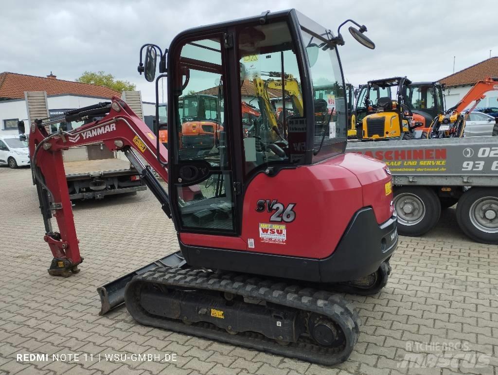 Yanmar SV 26 Mini ekskavatörler, 7 tona dek