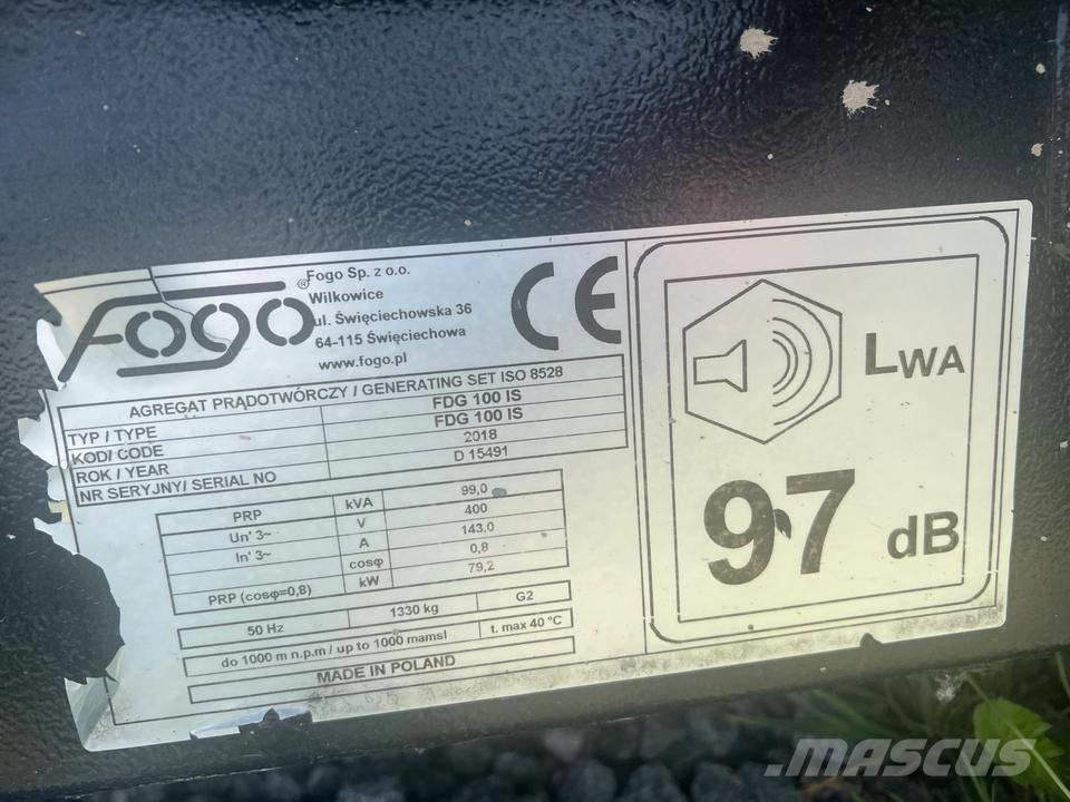 Fogo Iveco 100 KVA Dizel Jeneratörler