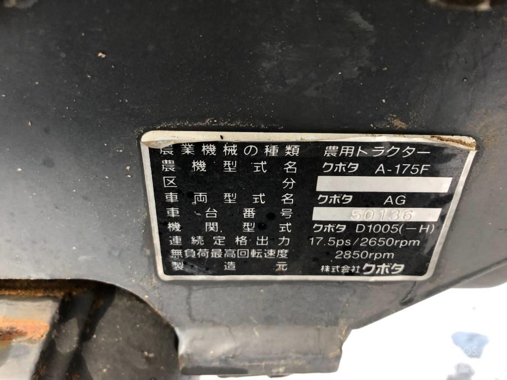 Kubota A-175 Traktörler