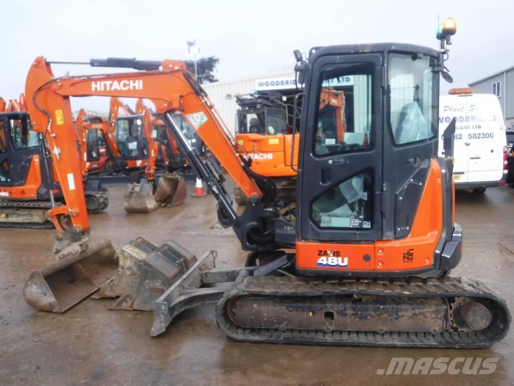 Hitachi ZX 48 U-6 Mini ekskavatörler, 7 tona dek