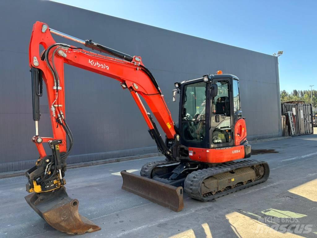 Kubota U 55-4 Mini ekskavatörler, 7 tona dek