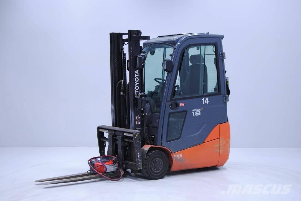Toyota 8FBEK18T Elektrikli forkliftler