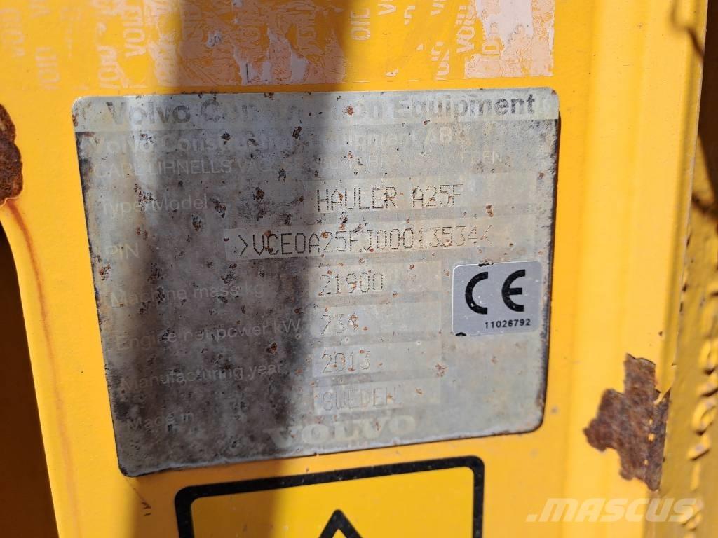 Volvo A25F Belden kirma kaya kamyonu