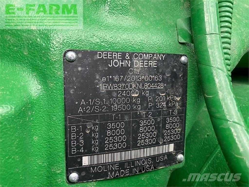 John Deere 8rx370 Traktörler