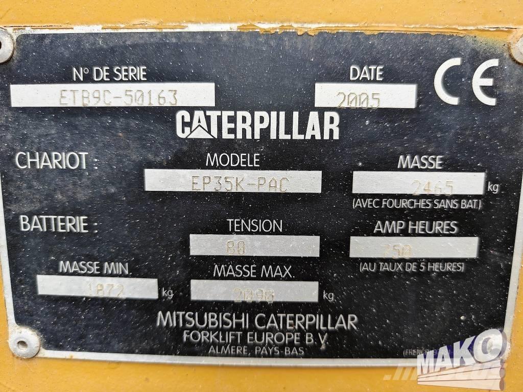 CAT EP 35 K PAC Elektrikli forkliftler