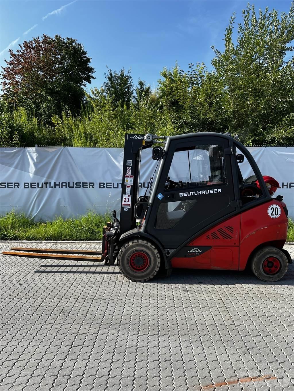 Linde H25T/600 LPG'li forkliftler