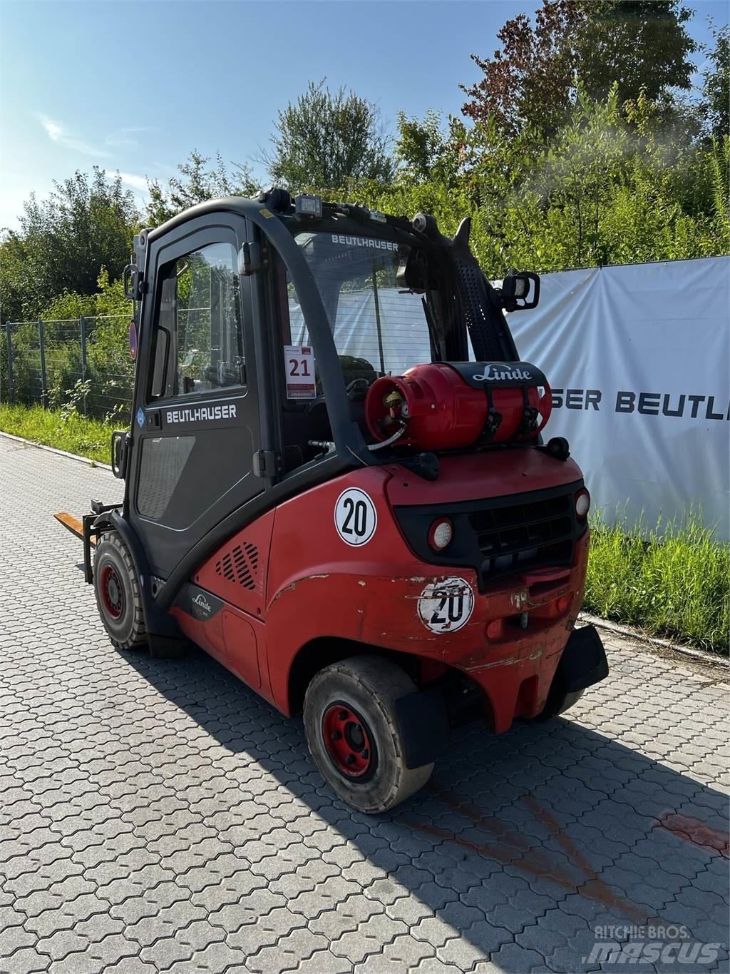 Linde H25T/600 LPG'li forkliftler
