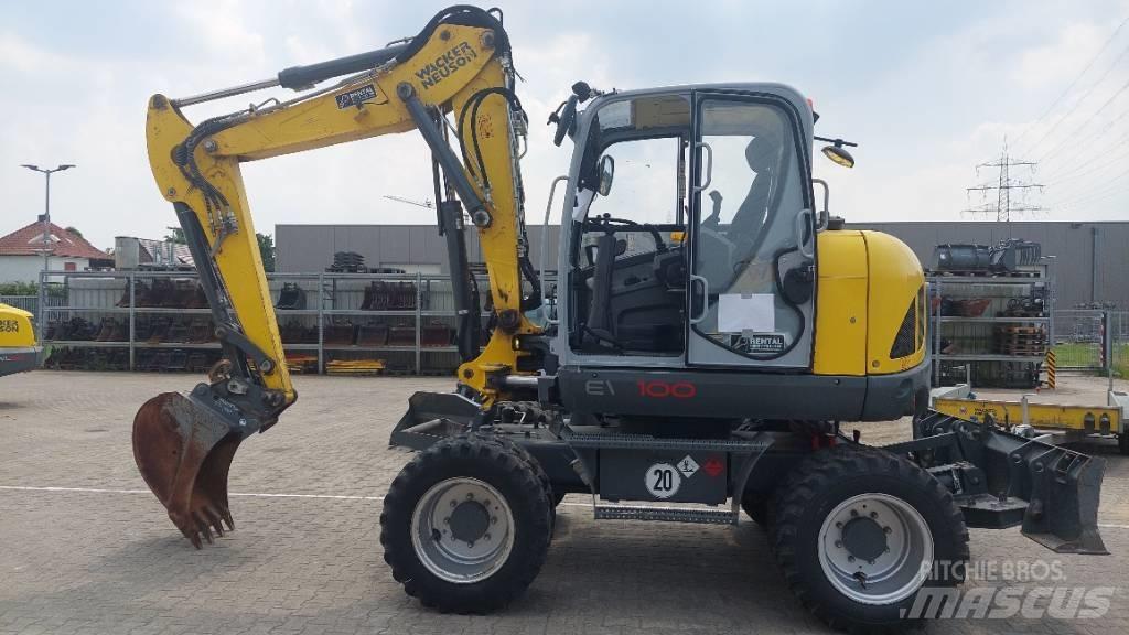 Wacker Neuson EW100 Lastik tekerli ekskavatörler