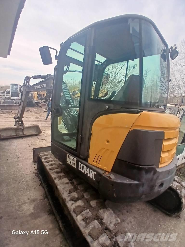 Volvo ECR 48 C Mini ekskavatörler, 7 tona dek
