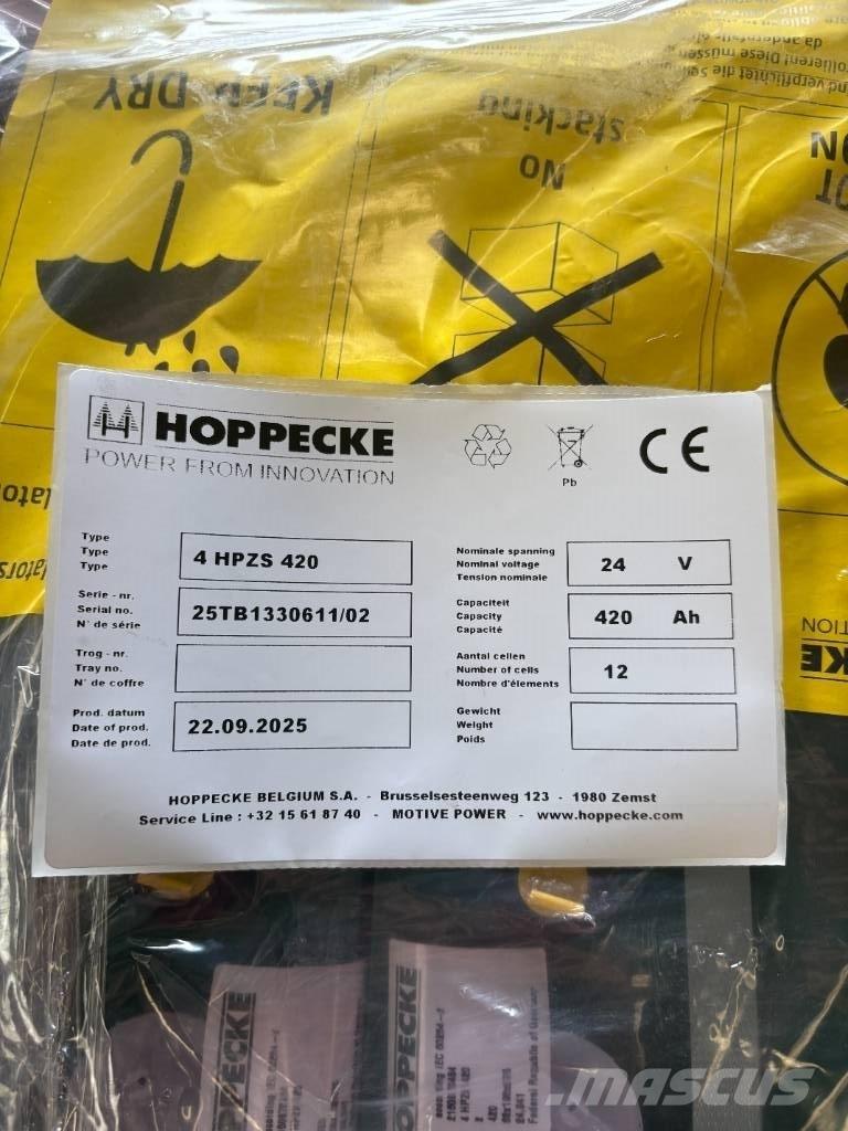 Hoppecke 4HPZS420 Bataryalar