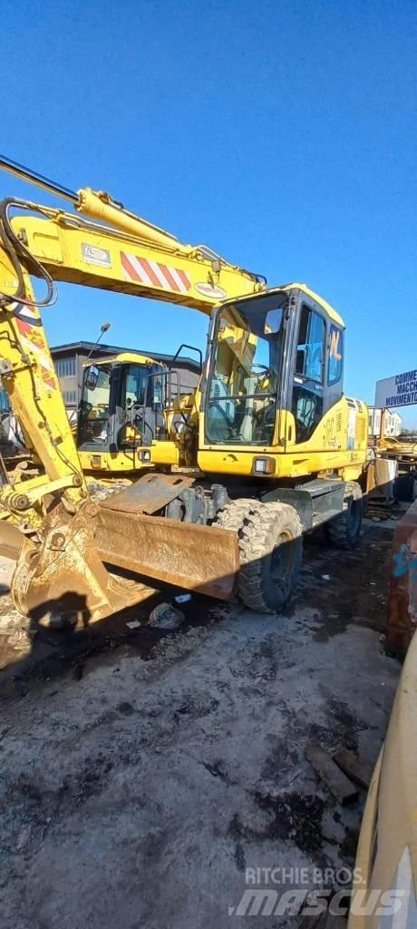 Komatsu PW 160-7 Lastik tekerli ekskavatörler