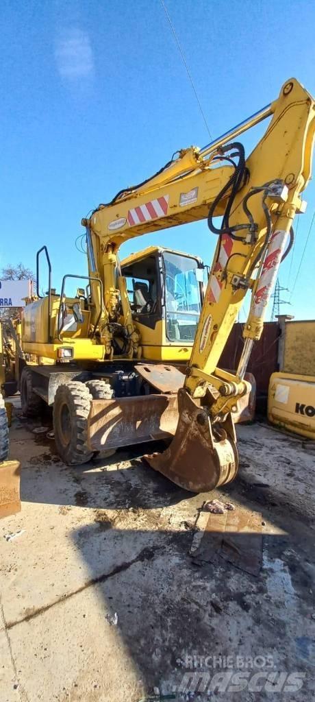 Komatsu PW 160-7 Lastik tekerli ekskavatörler