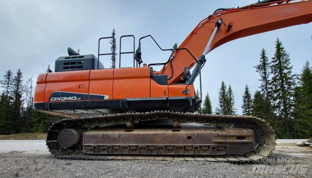 Doosan DX 340 LC Paletli ekskavatörler
