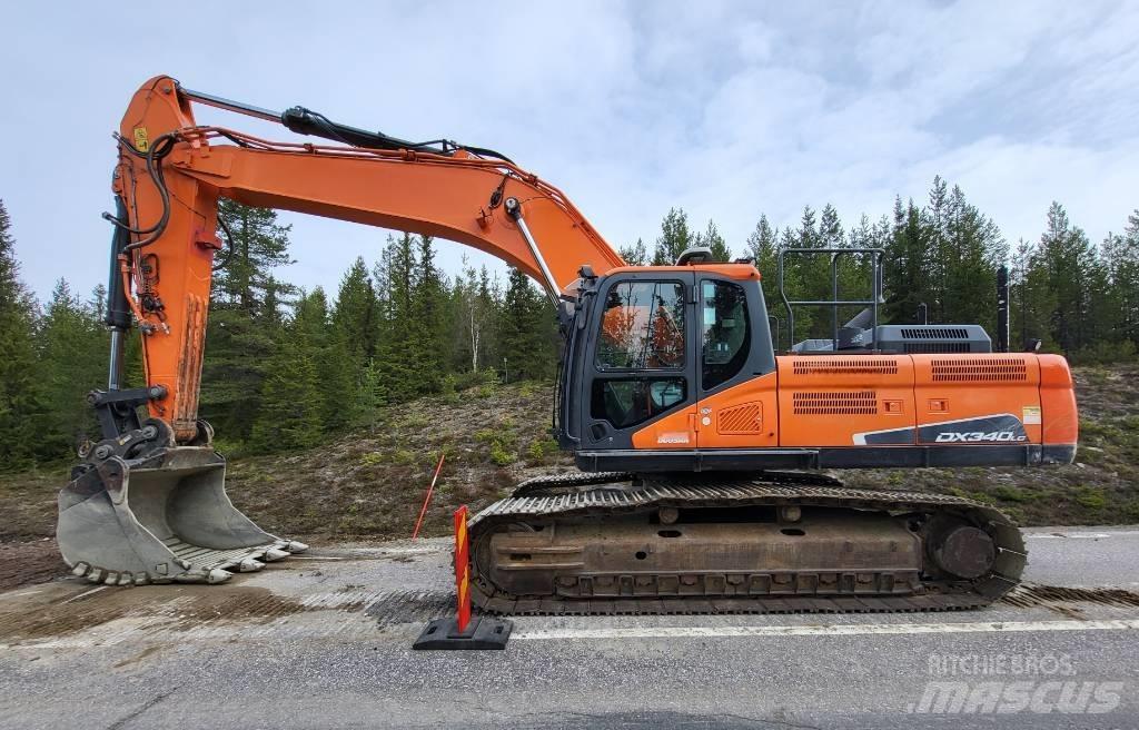Doosan DX 340 LC Paletli ekskavatörler