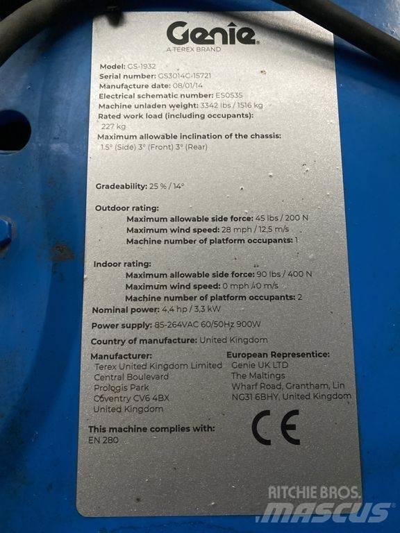 Genie GS1932 Makasli platformlar