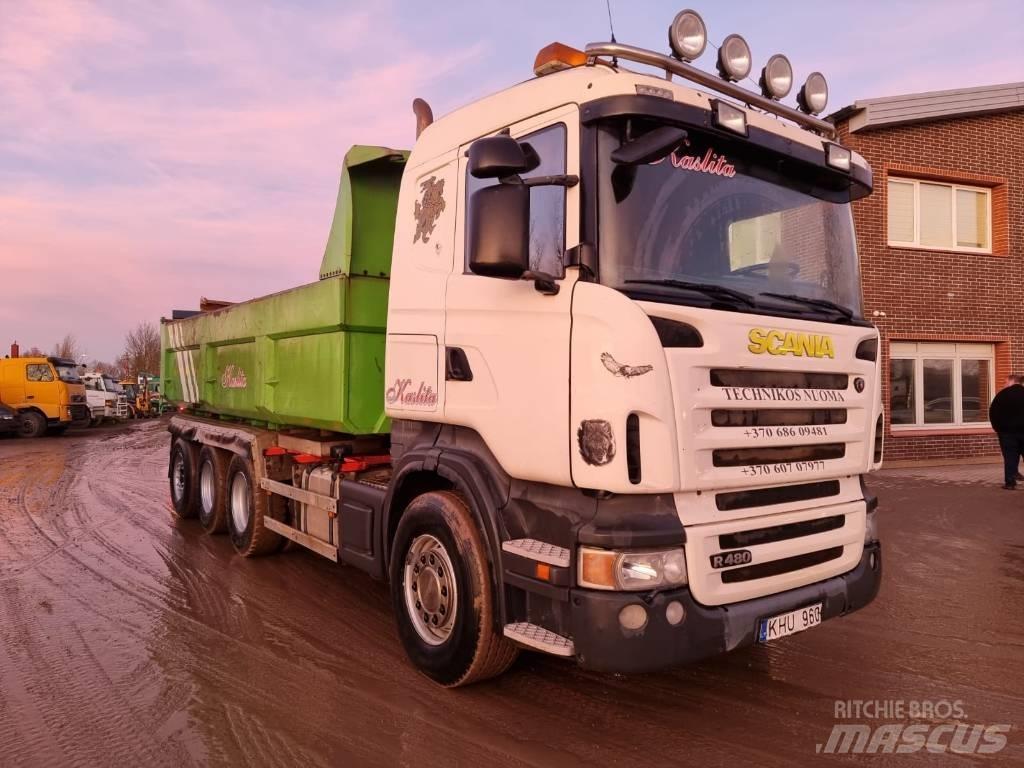 Scania R 480 8X4 Hidroliftli kamyonlar