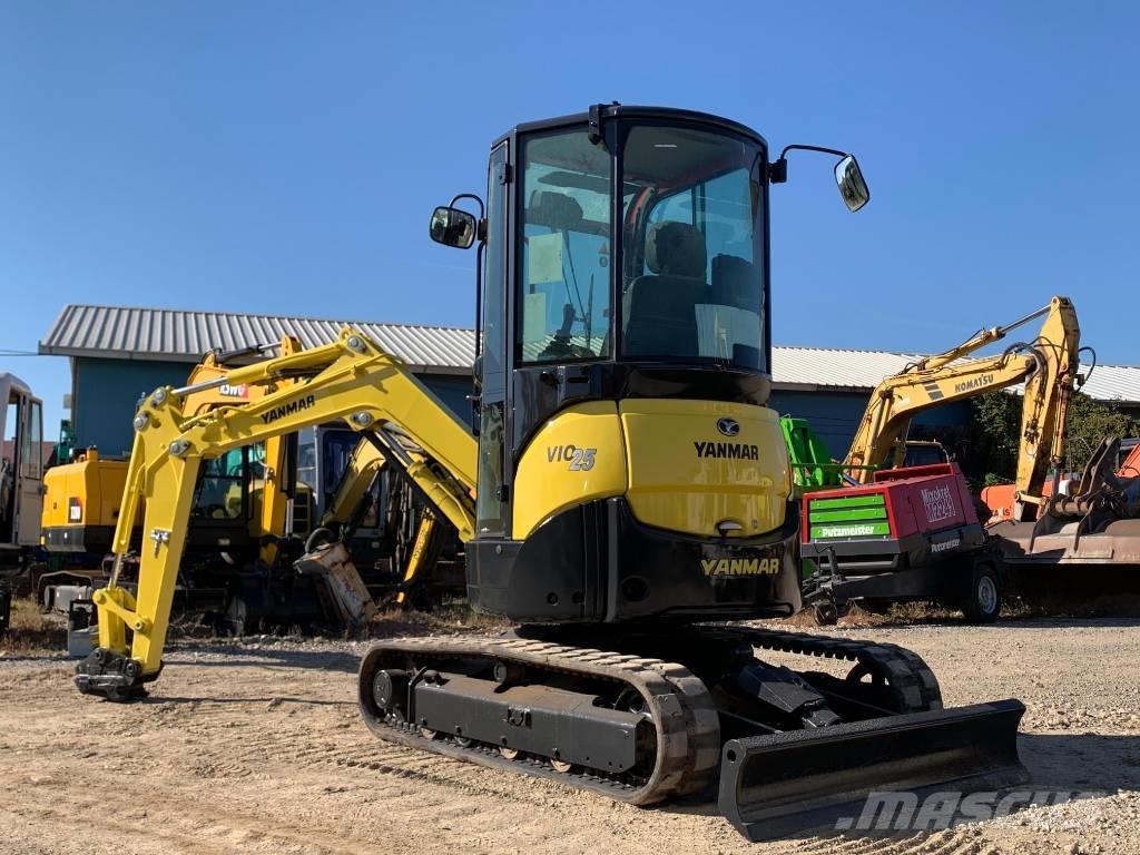 Yanmar Vio 25-4 Mini ekskavatörler, 7 tona dek