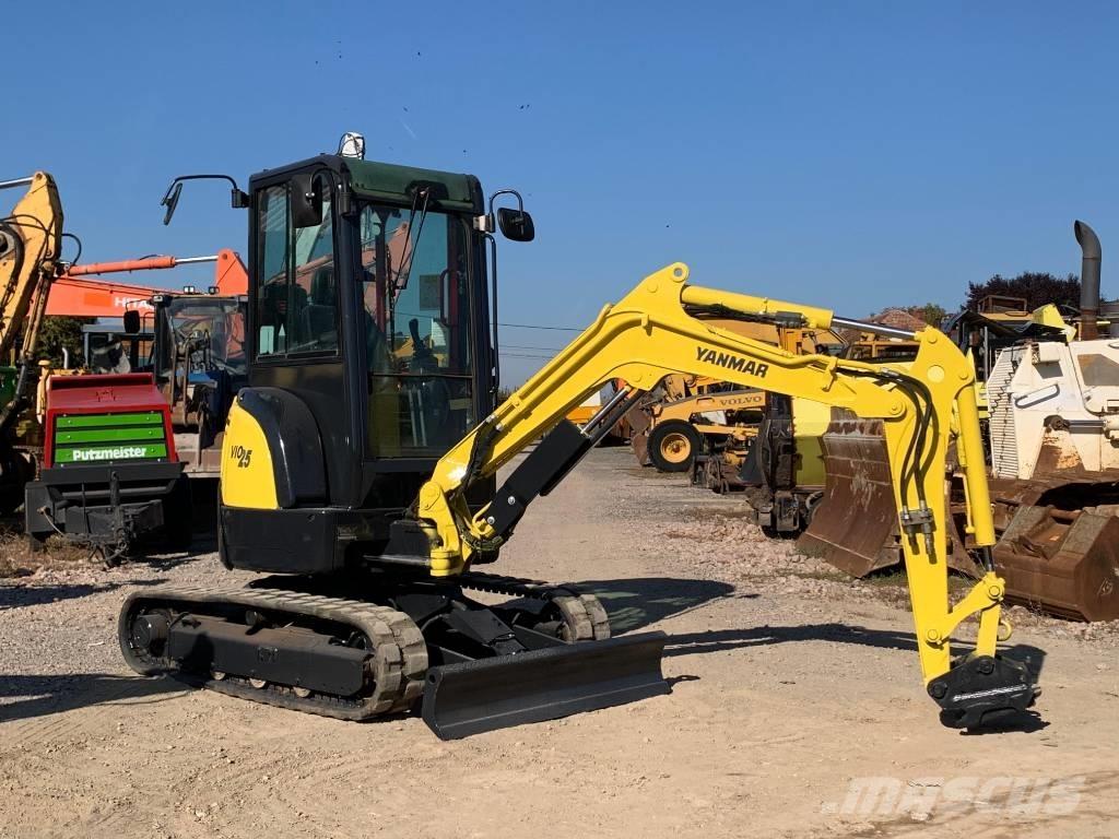 Yanmar Vio 25-4 Mini ekskavatörler, 7 tona dek