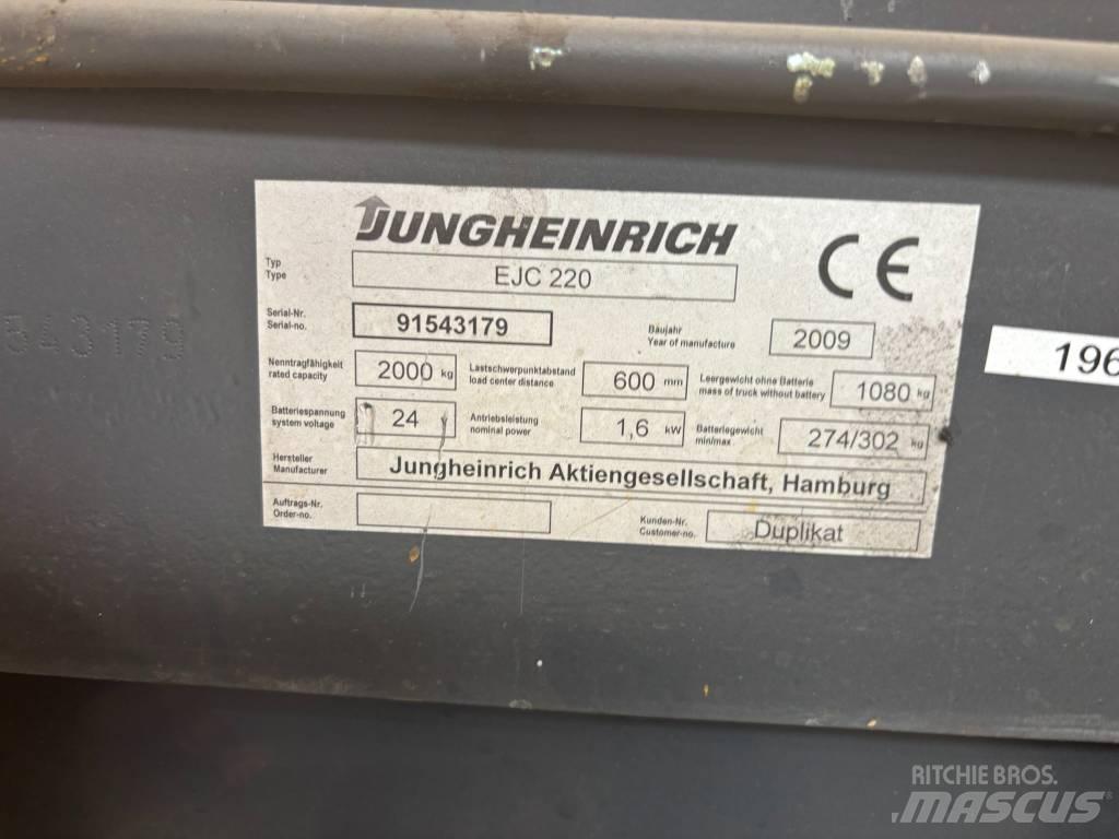 Jungheinrich EJC220 Yaya kumandali istif makinasi